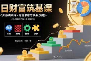 （15874期）百日财富筑基课：认知+策略+实操+案例拆解  实现从创富到守富全周期能力